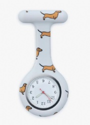 Lovely Printed Dog Fob Watches