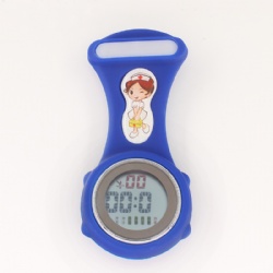 Lovely Silicone Digital Nurse Fob Watch