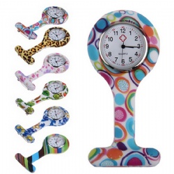 Pattern Silicone FOB Watches in stocks