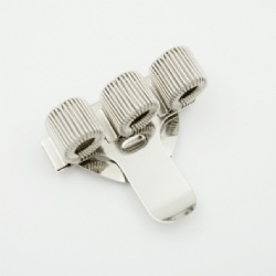 Pocket Penclip Triple Silver