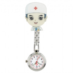 Cartoon Fob Watch Doctor Man