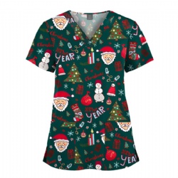 Christmas Print Scrubs