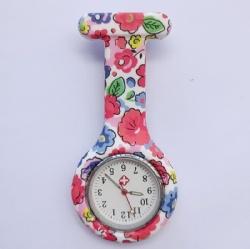 Silicone Nurse Fob Watch with metal clip