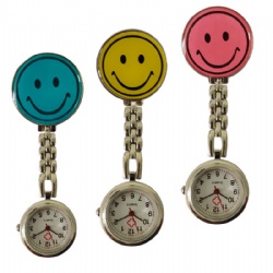 Smiley Face Nurse Fob Watches