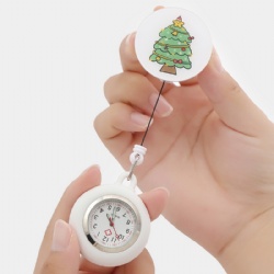 Christmas Nurses Clip Watches