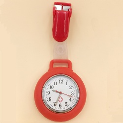 Silicone Nurse Fob Watches with Clip